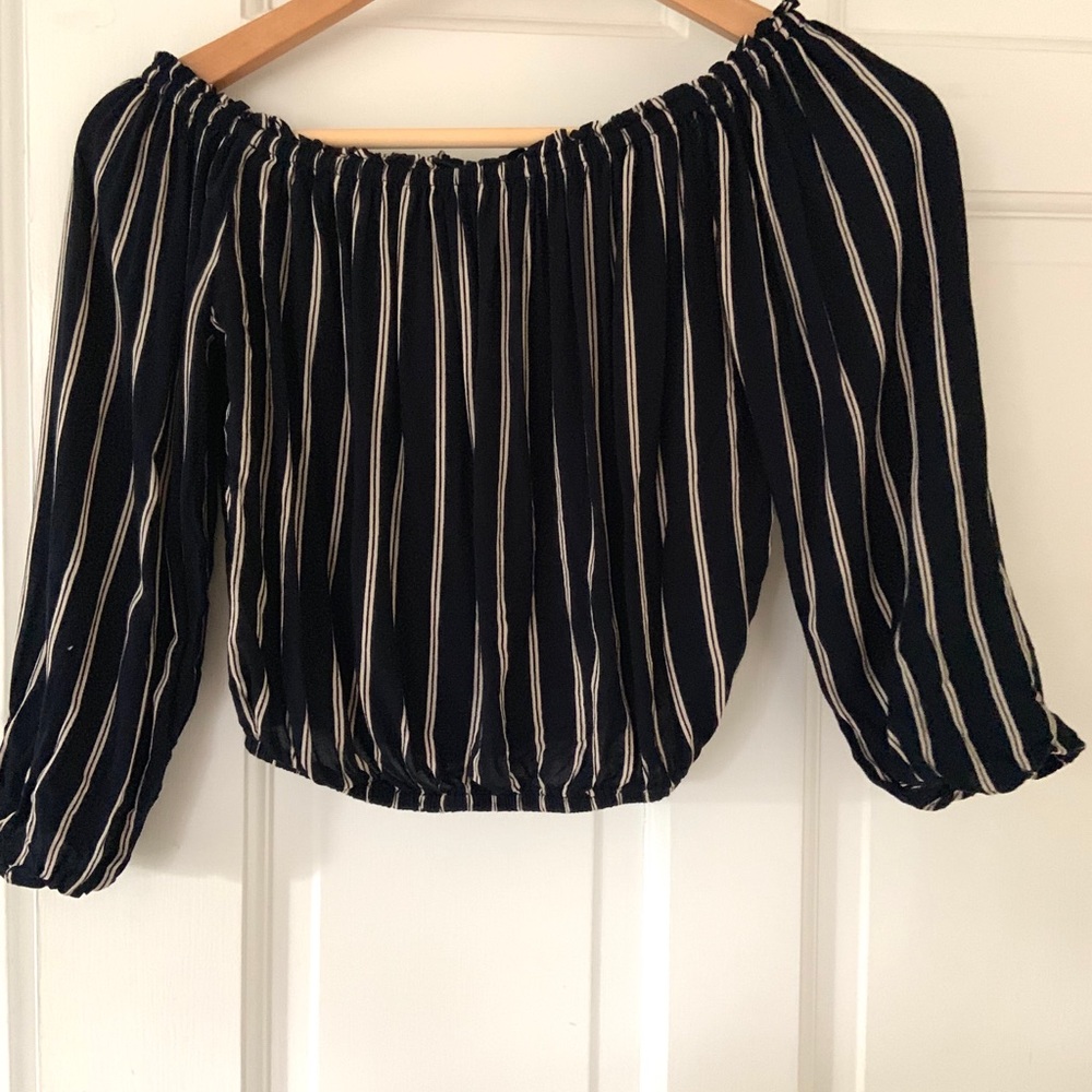 Brandy Melville Off Shoulder Crop Top